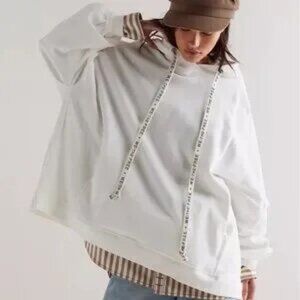 NWT FREE PEOPLE WE THE FREE HOODIE White